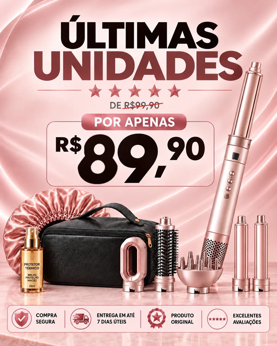 Escova Modeladora 5 em 1