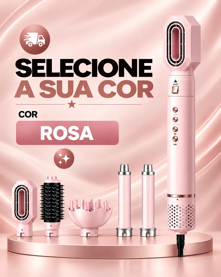 Escova Modeladora 5 em 1